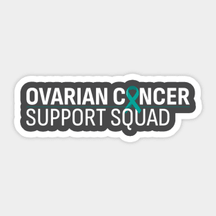 Ovarian Cancer Support Squad Sticker